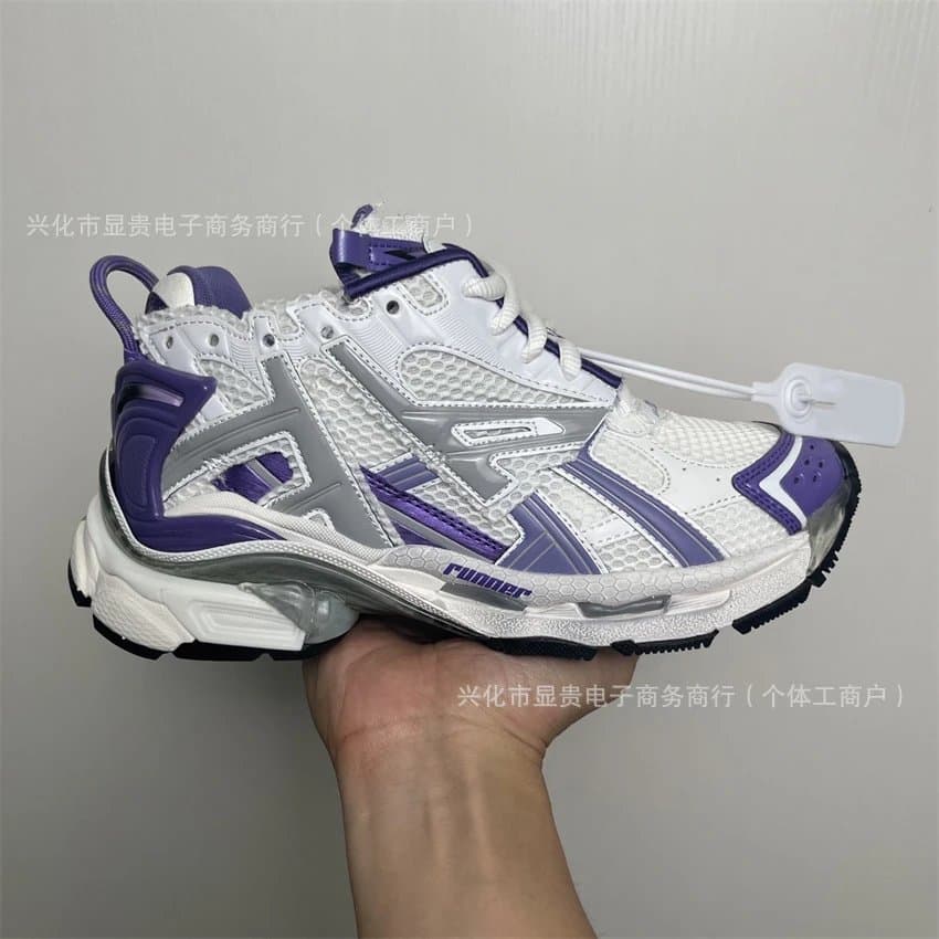 Puma Runner White Purple