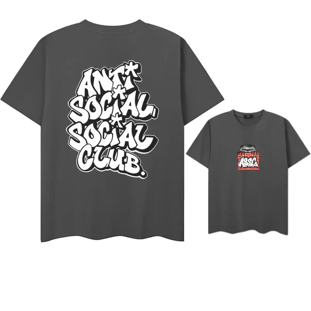 Anti Social Social Club T-Shirt Floral Logo — 24