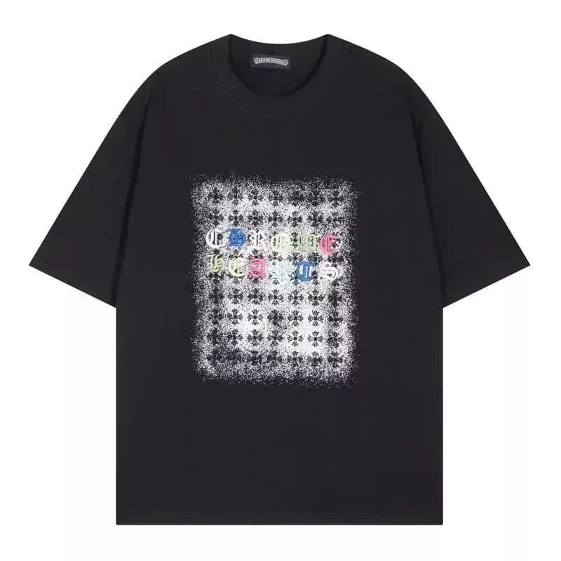 Chrome Hearts Graphic Tee Pink Cross Logo — 13