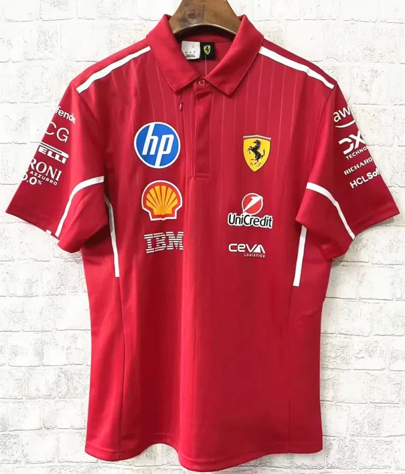 Puma × Ferrari Polo Shirt F1 Team Sponsor Edition