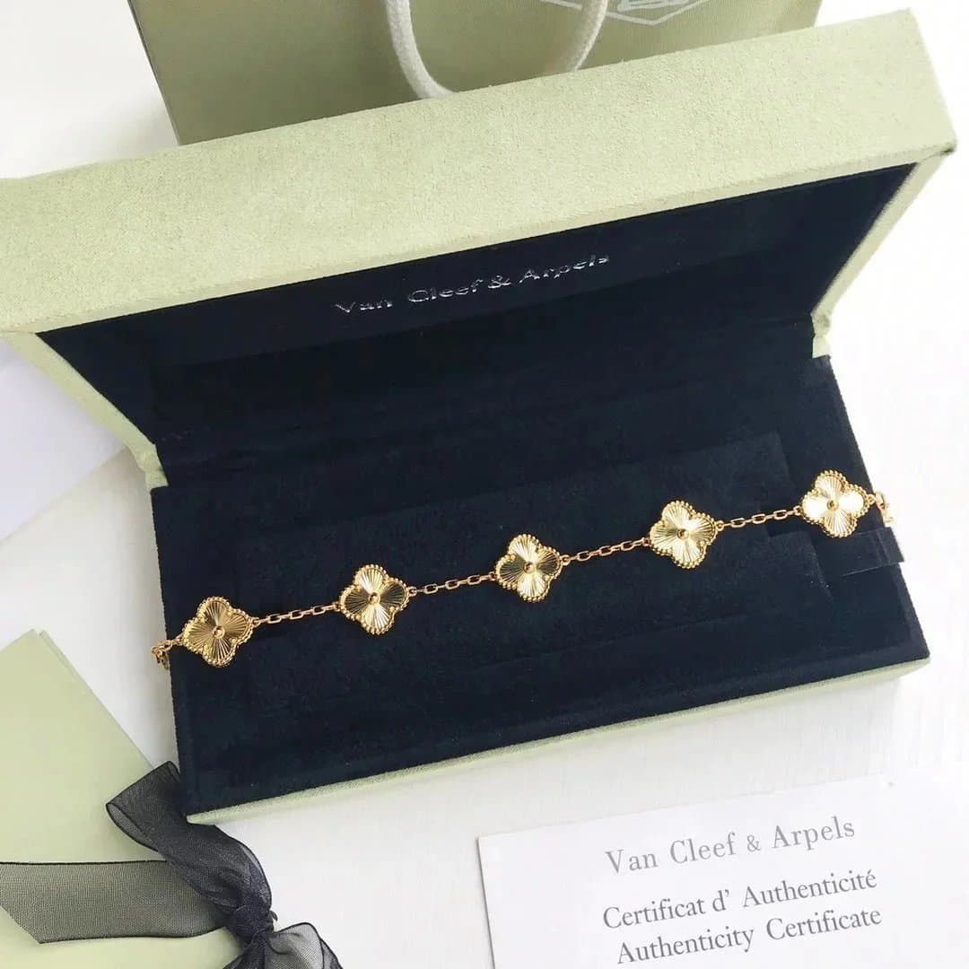 Van Cleef & Arpels Alhambra Bracelet Five Motifs — 21