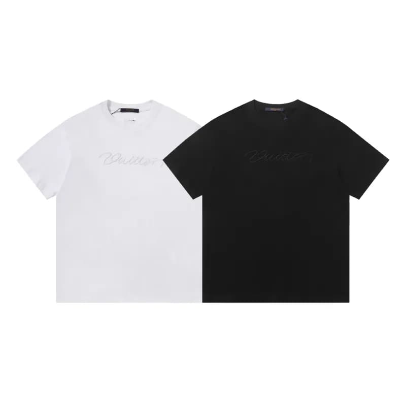 Louis Vuitton T-Shirt Brushstroke Logo — 663黑