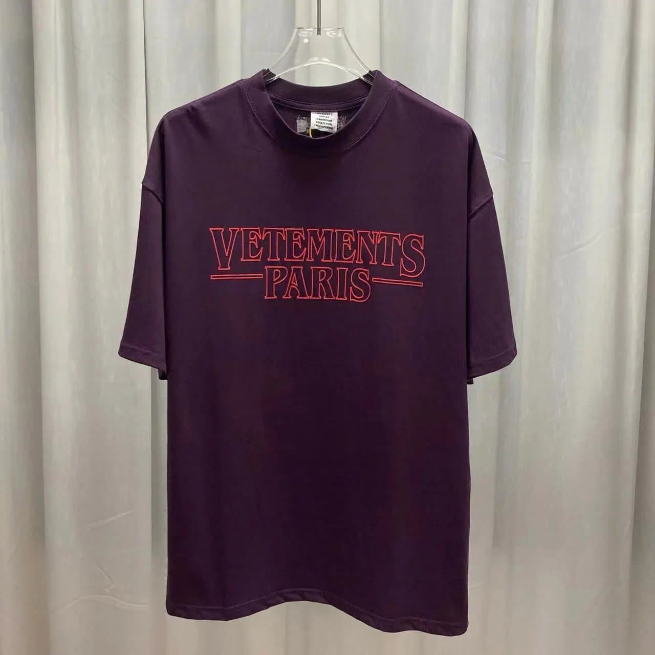 Logo T-Shirt Vetements Paris Outline