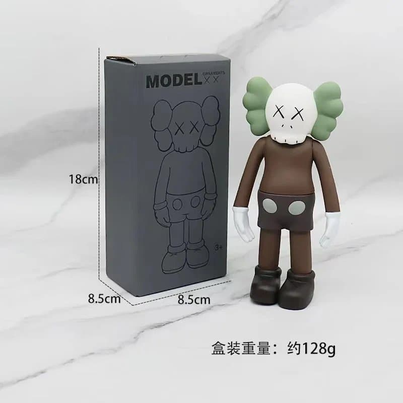KAWS Companion Figure Brown with Green Ears