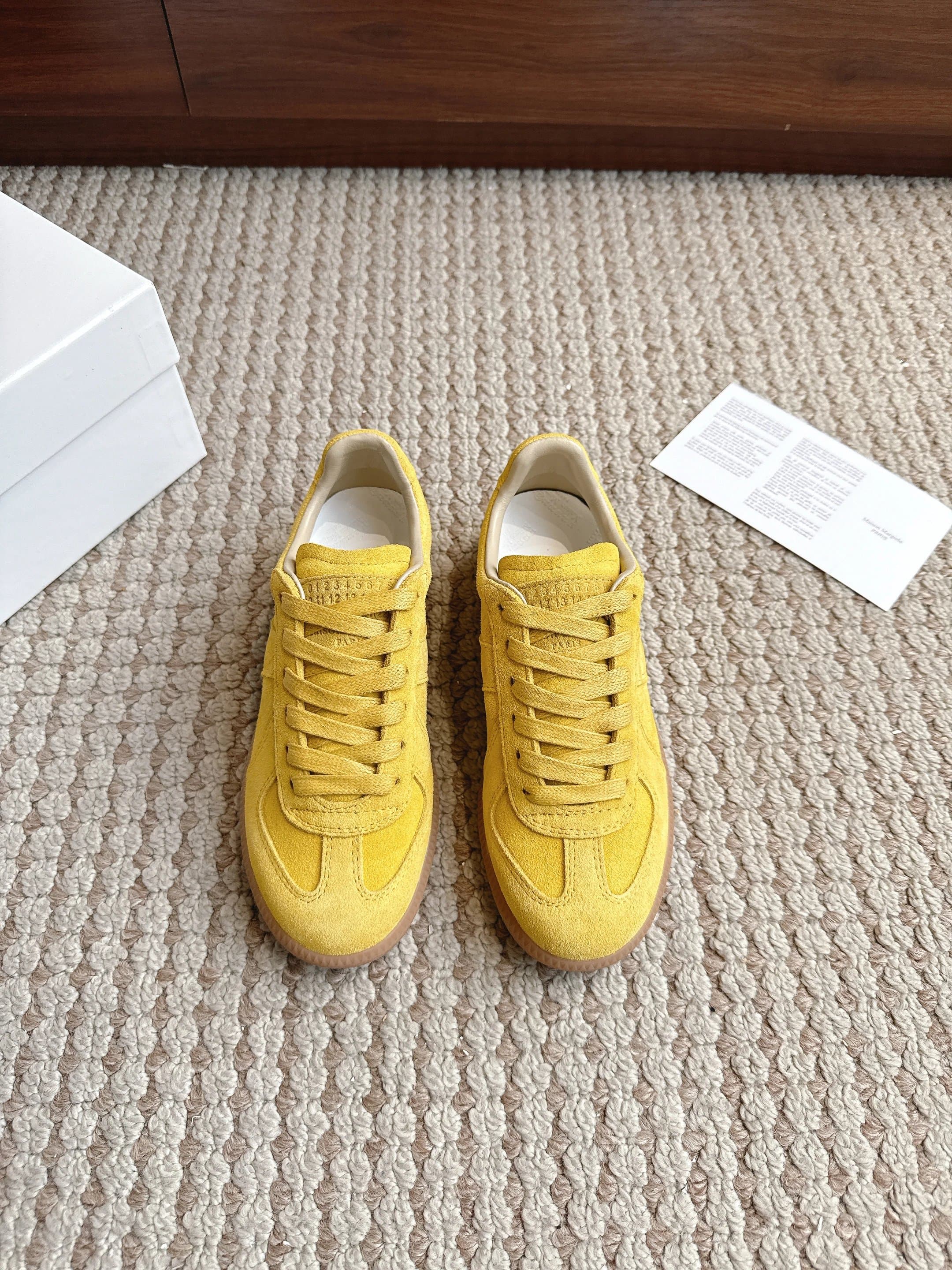 Maison Margiela Future Sneaker Suede Yellow