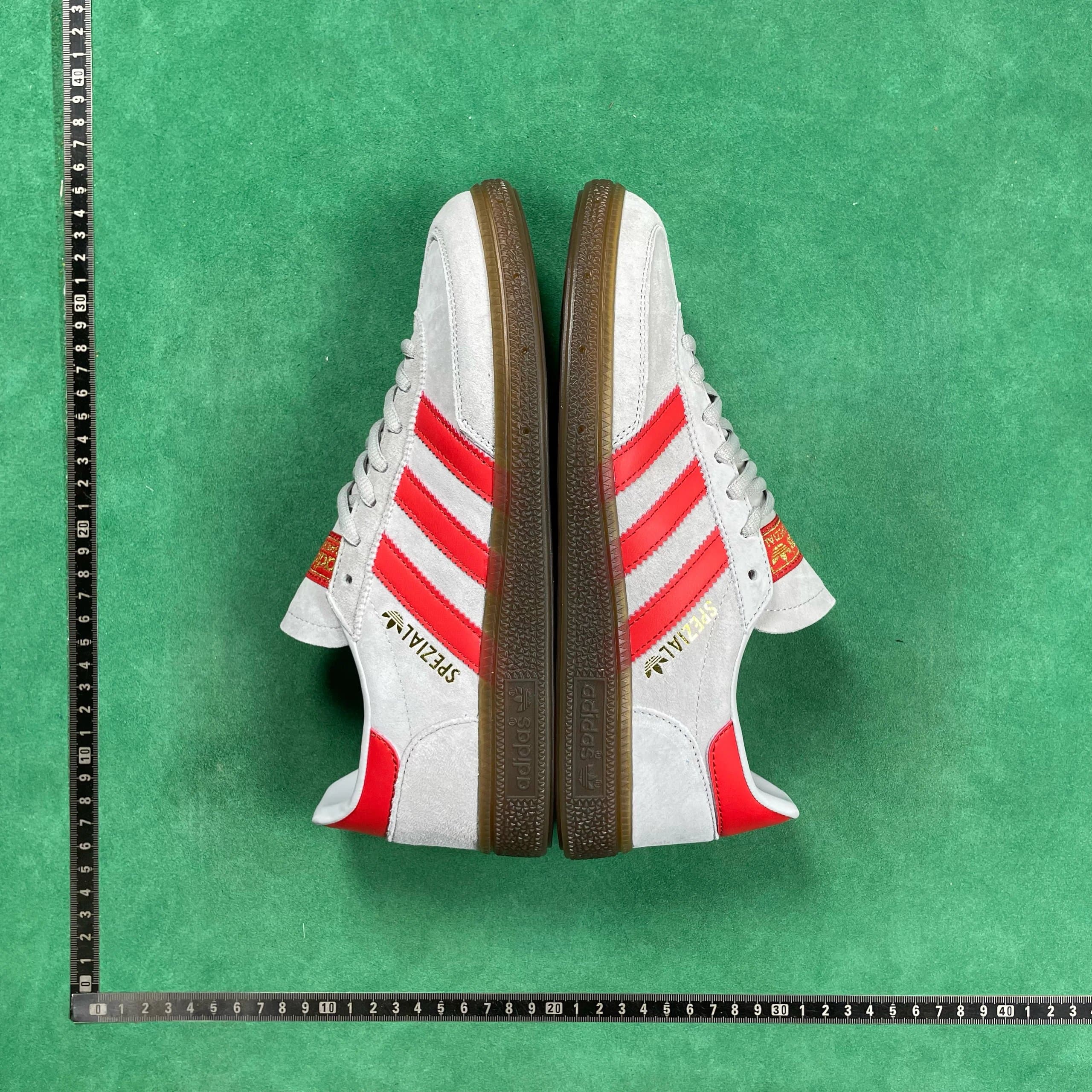 Adidas Gazelle Beige Navy — 4号灰红EF5747
