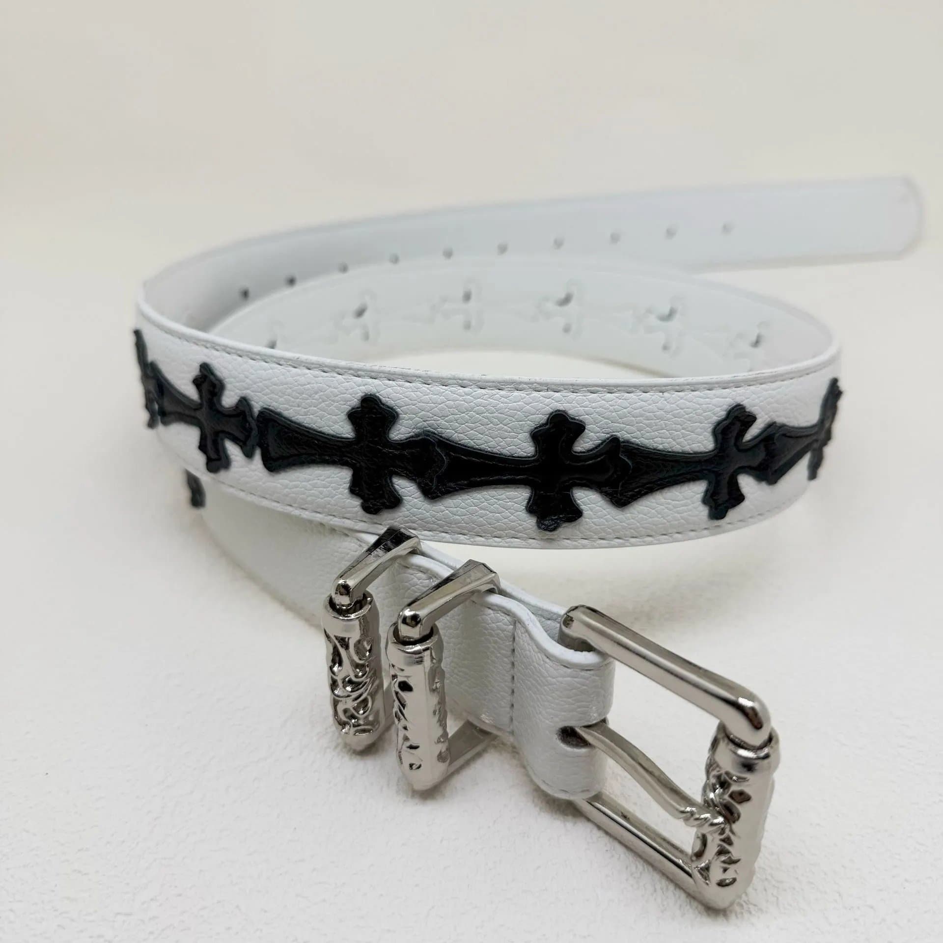 Chrome Hearts Cross Belt Embossed Cross — 4