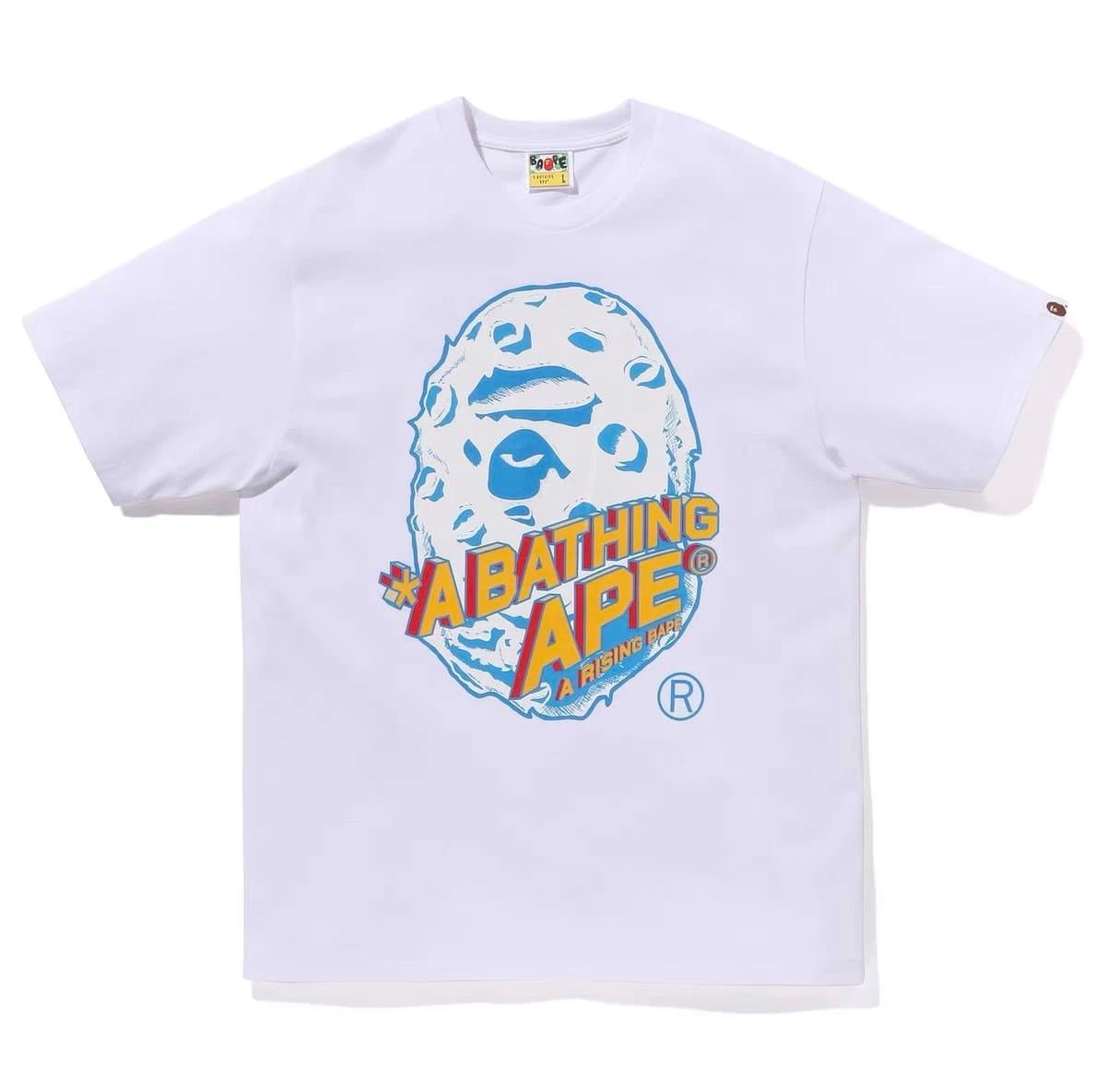 BAPE Camo Ape Head Tee Multi Camo — 5220白色