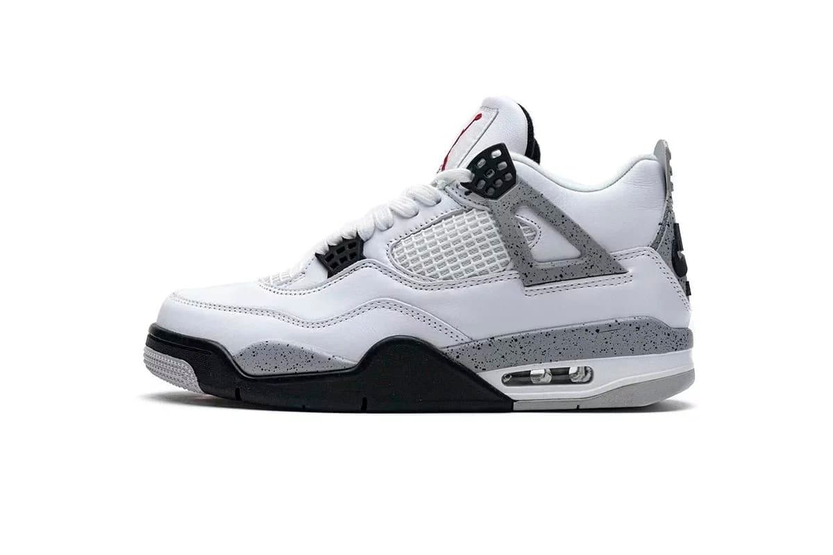 Air Jordan 4 White Cement