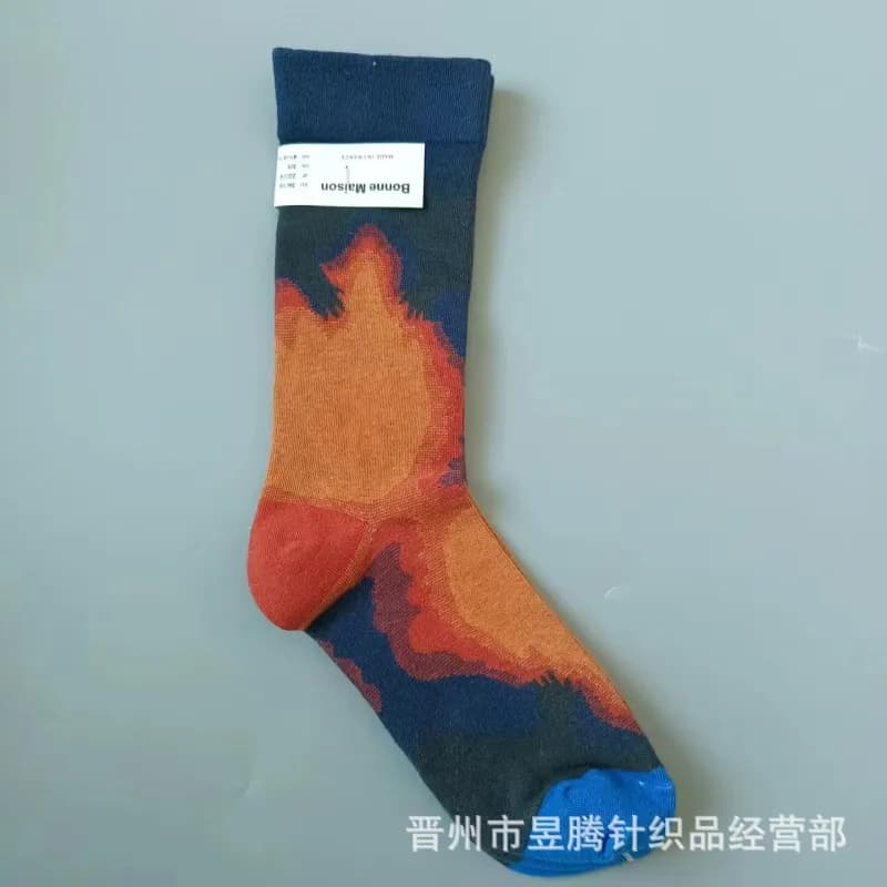 Balenciaga Cotton Sock Bird Motif — 52