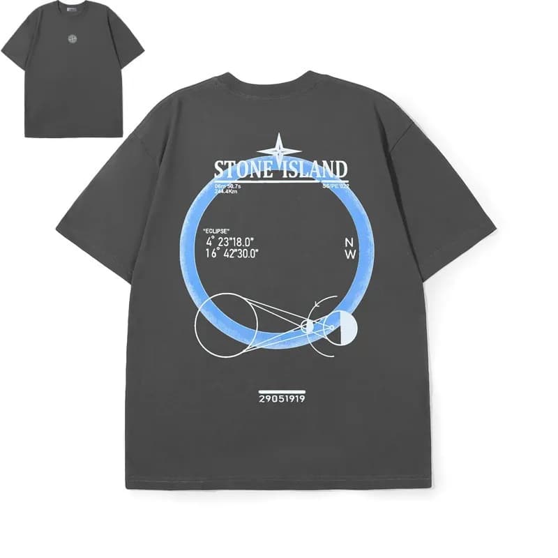 Stone Island Graphic T-Shirt Eclipse Print