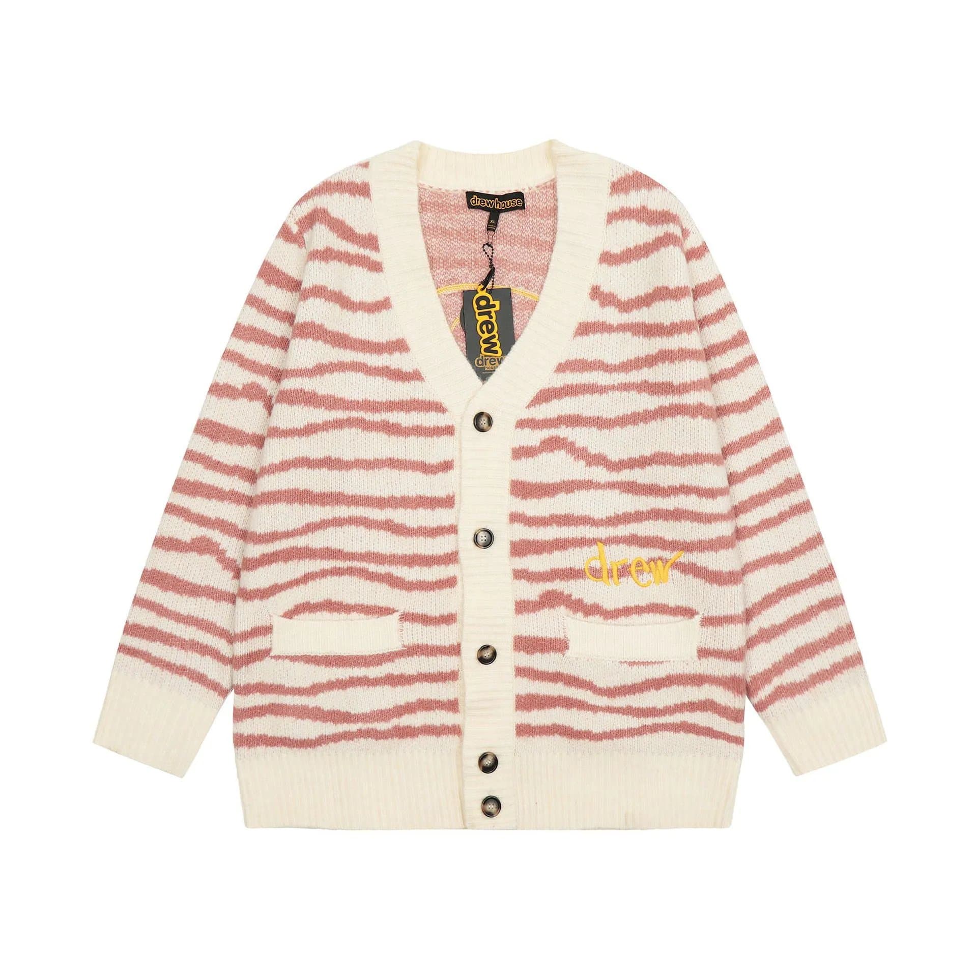 Drew House Cardigan Zebra Stripe