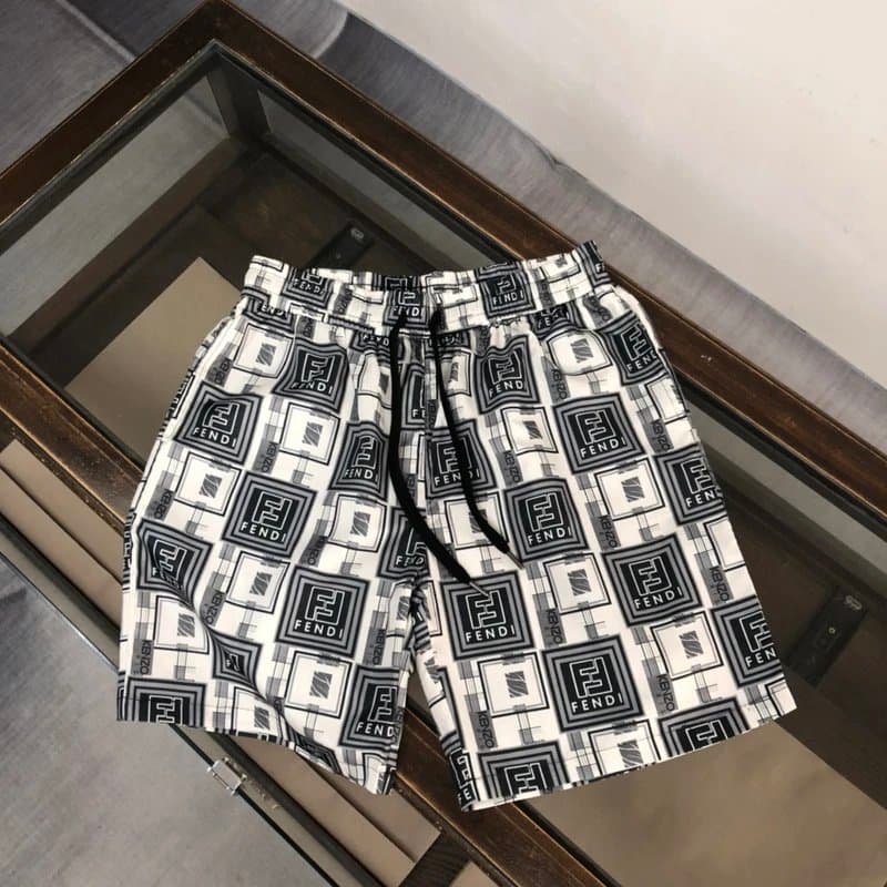 Moncler Logo-Print Swim Shorts All-Over Monogram — 76