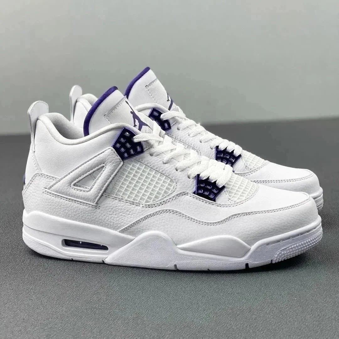 Air Jordan 4 Bred — Purple Metallic