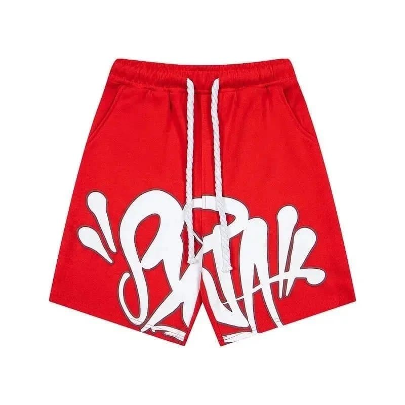 Off-White Graphic Tee & Shorts Set Yellow Outline Logo — 16