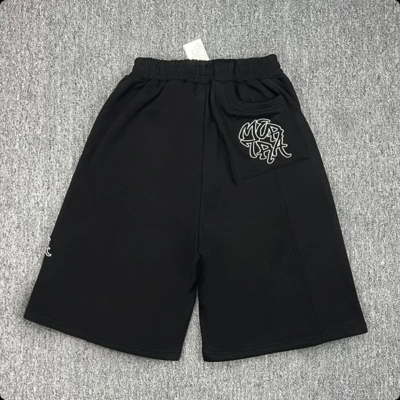 Travis Scott Logo Shorts White Script Logo