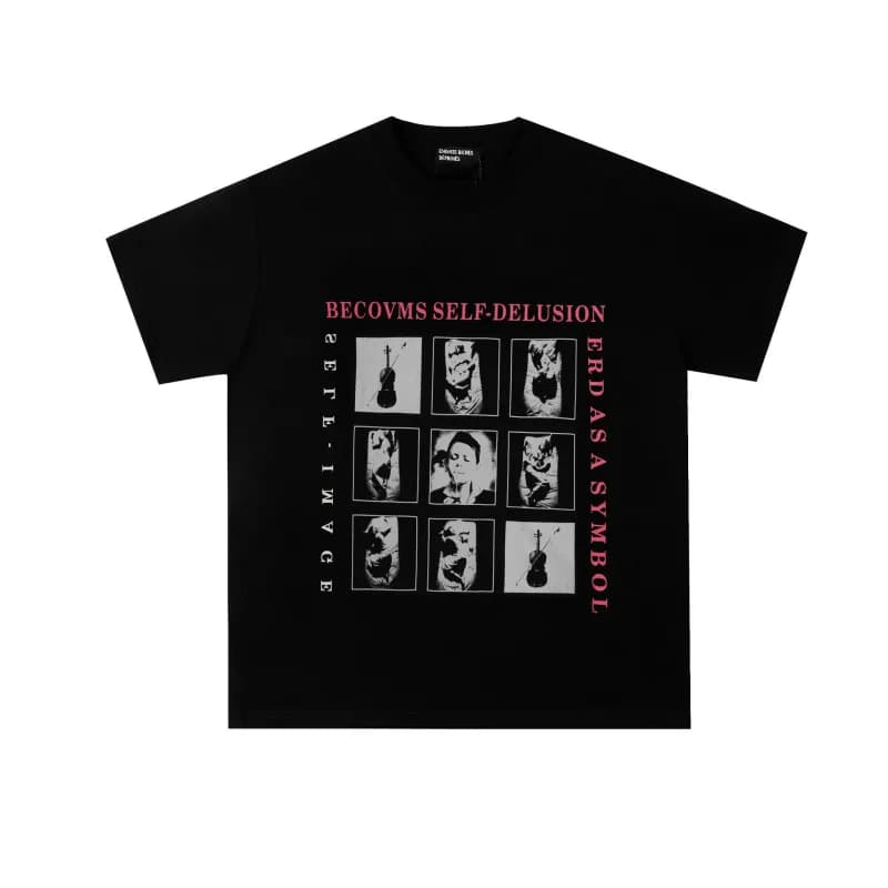 Off-White Graphic Tee Becovms Self-Delusion