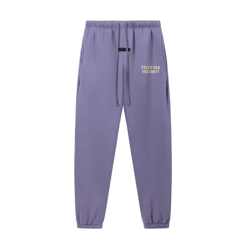 Fear of God Essentials Jogger Essentials Logo — B-1紫色裤子
