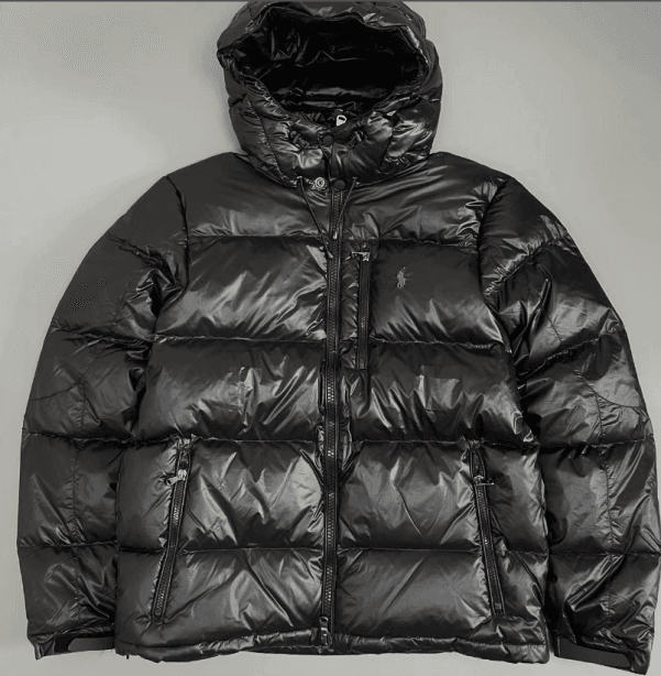 Polo Ralph Lauren Puffer Jacket Glossy Black