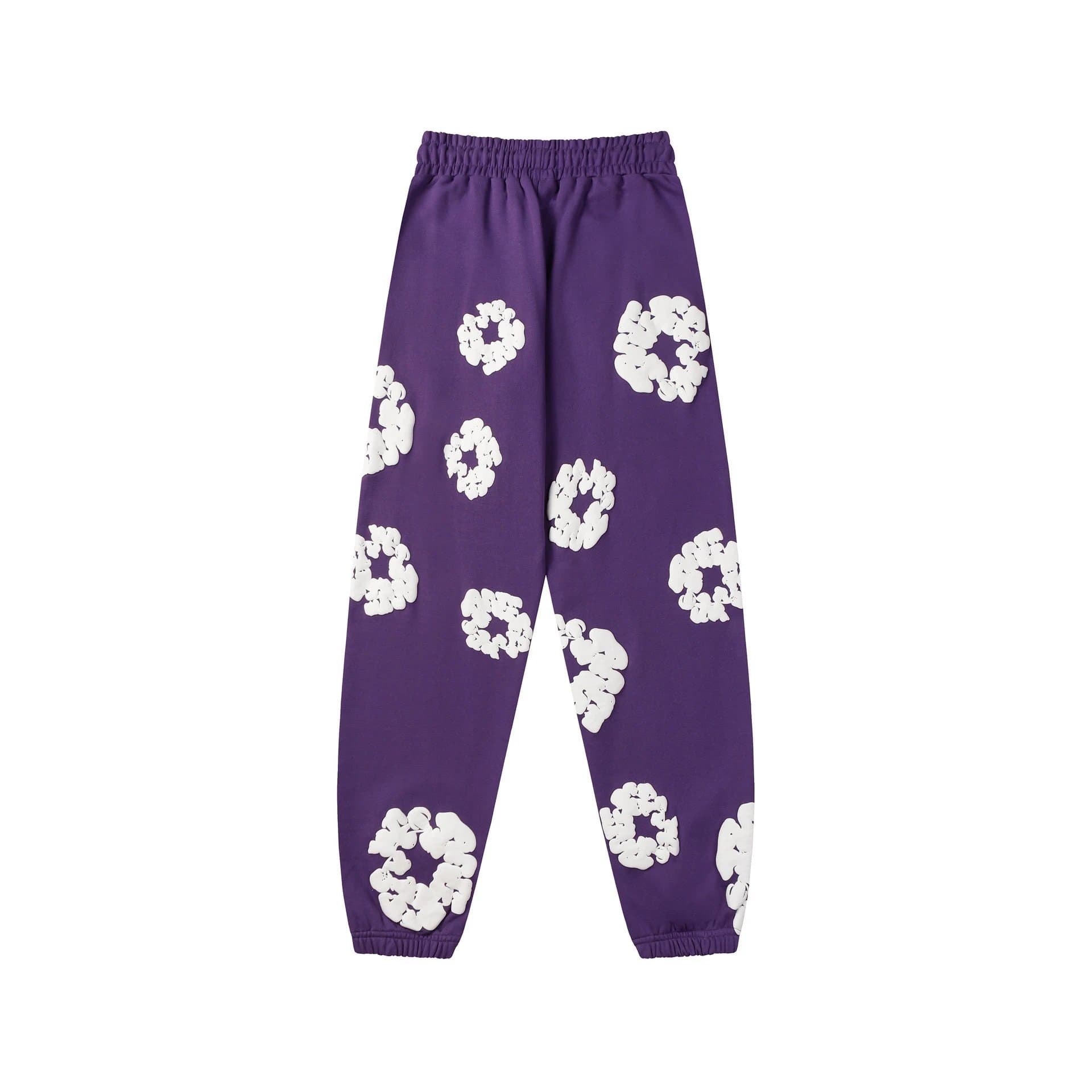 Balenciaga Joggers Cloud Print — 发泡紫色裤子【白色花环】
