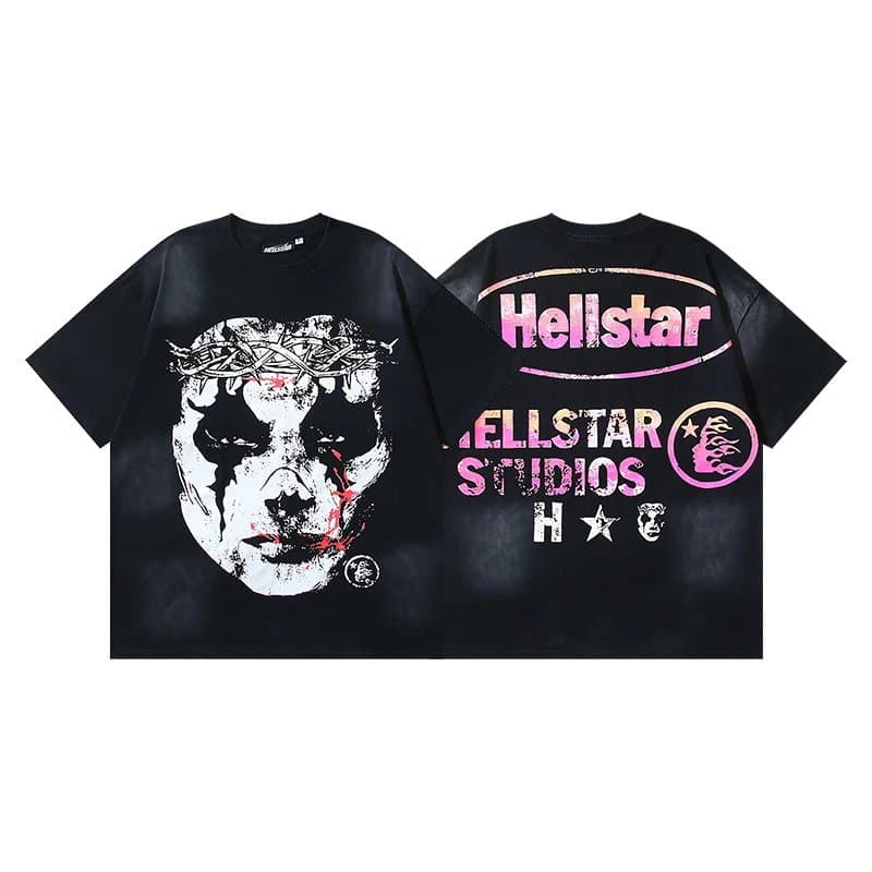 Hellstar Graphic Tee Human Department Skull Print — 710