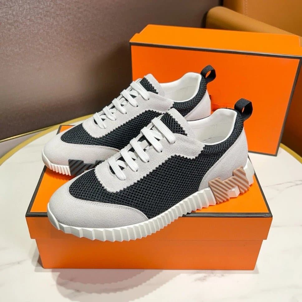 Hermès Run Away Mesh and Suede