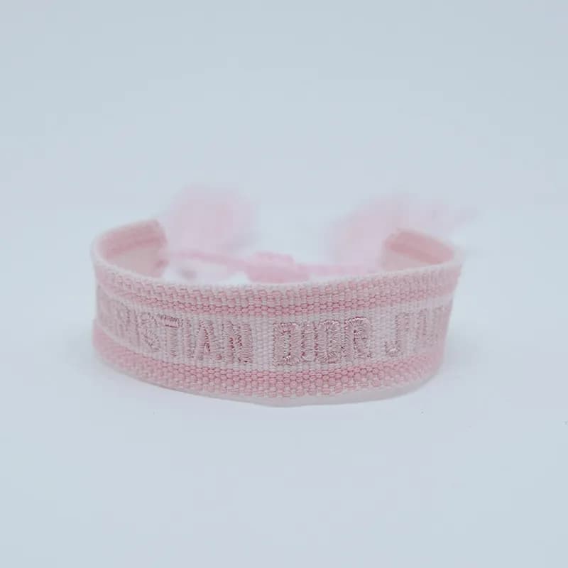 Embroidered Bracelet Christian Dior Logo