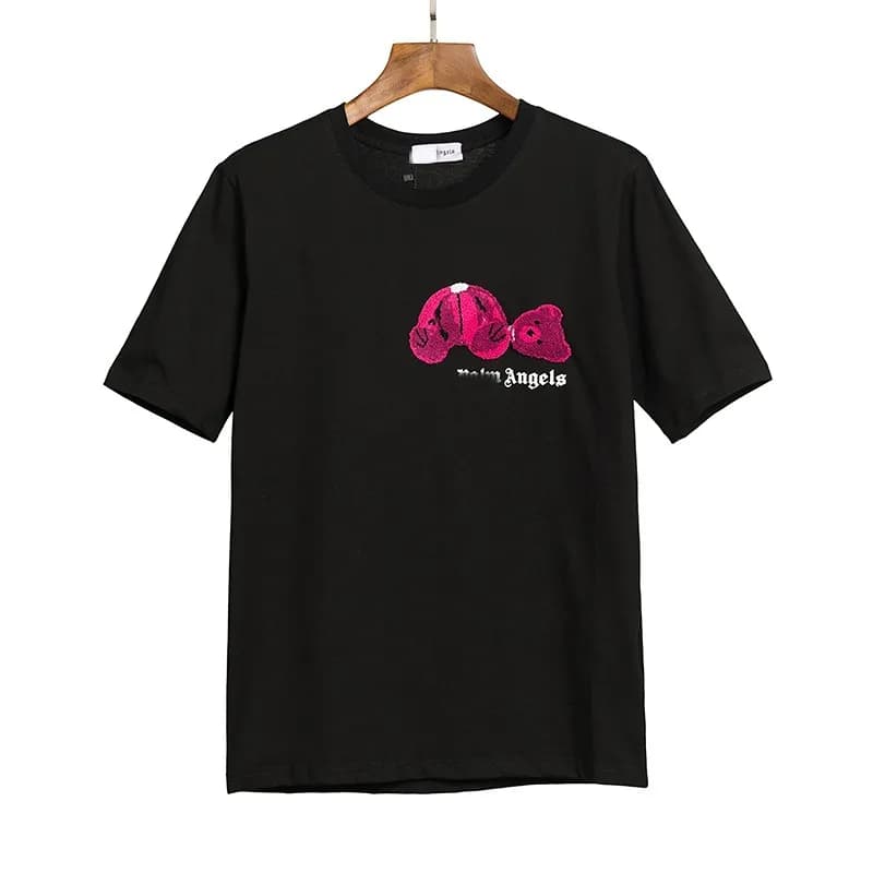 Palm Angels Oversized T-Shirt Gothic Logo — 2003黑色