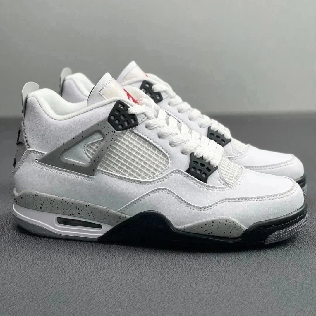 Air Jordan 4 Bred — White Cement