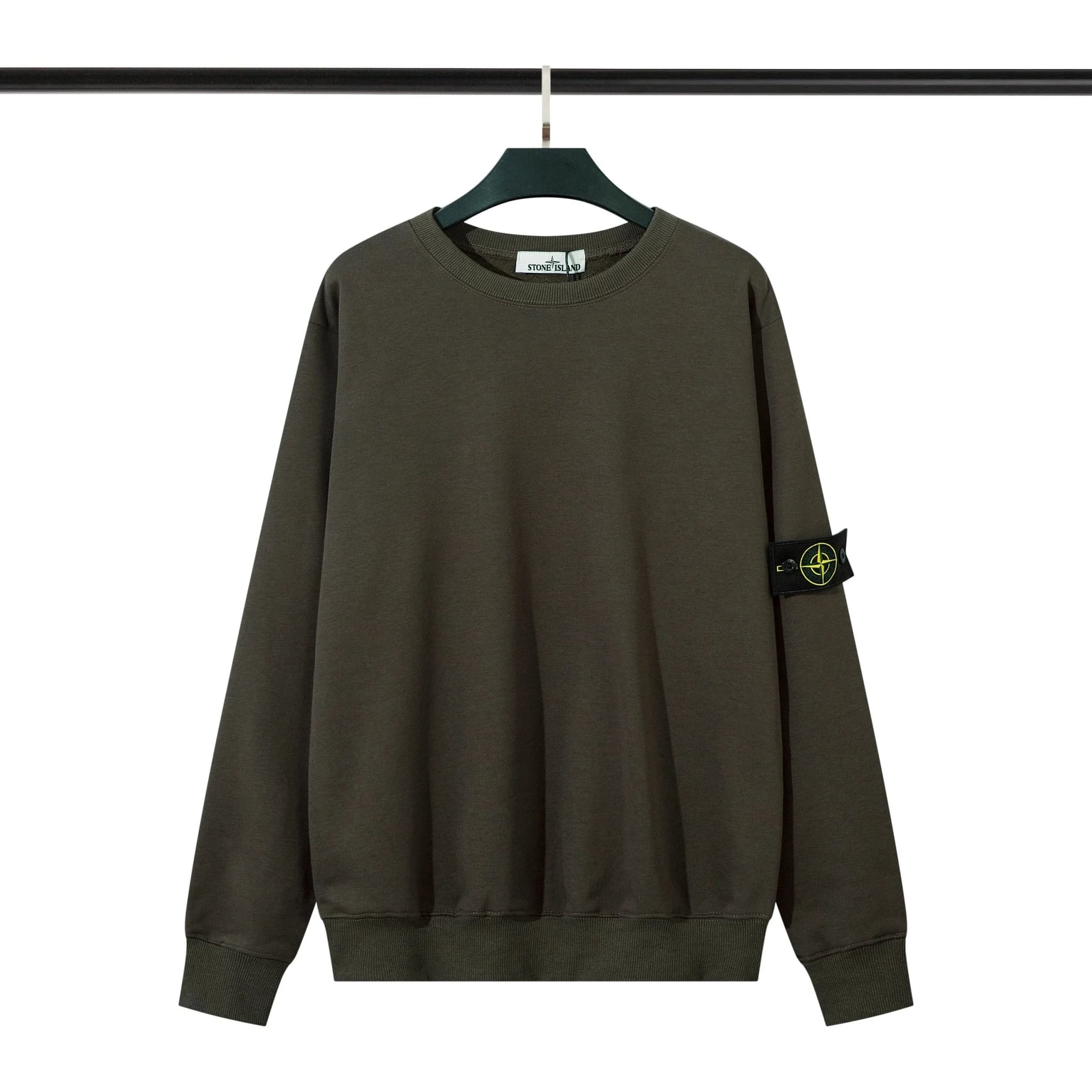 Stone Island Crewneck Sweatshirt Olive