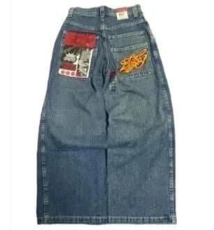 BAPE Denim Skirt Ape Head Embroidery — N15蓝色