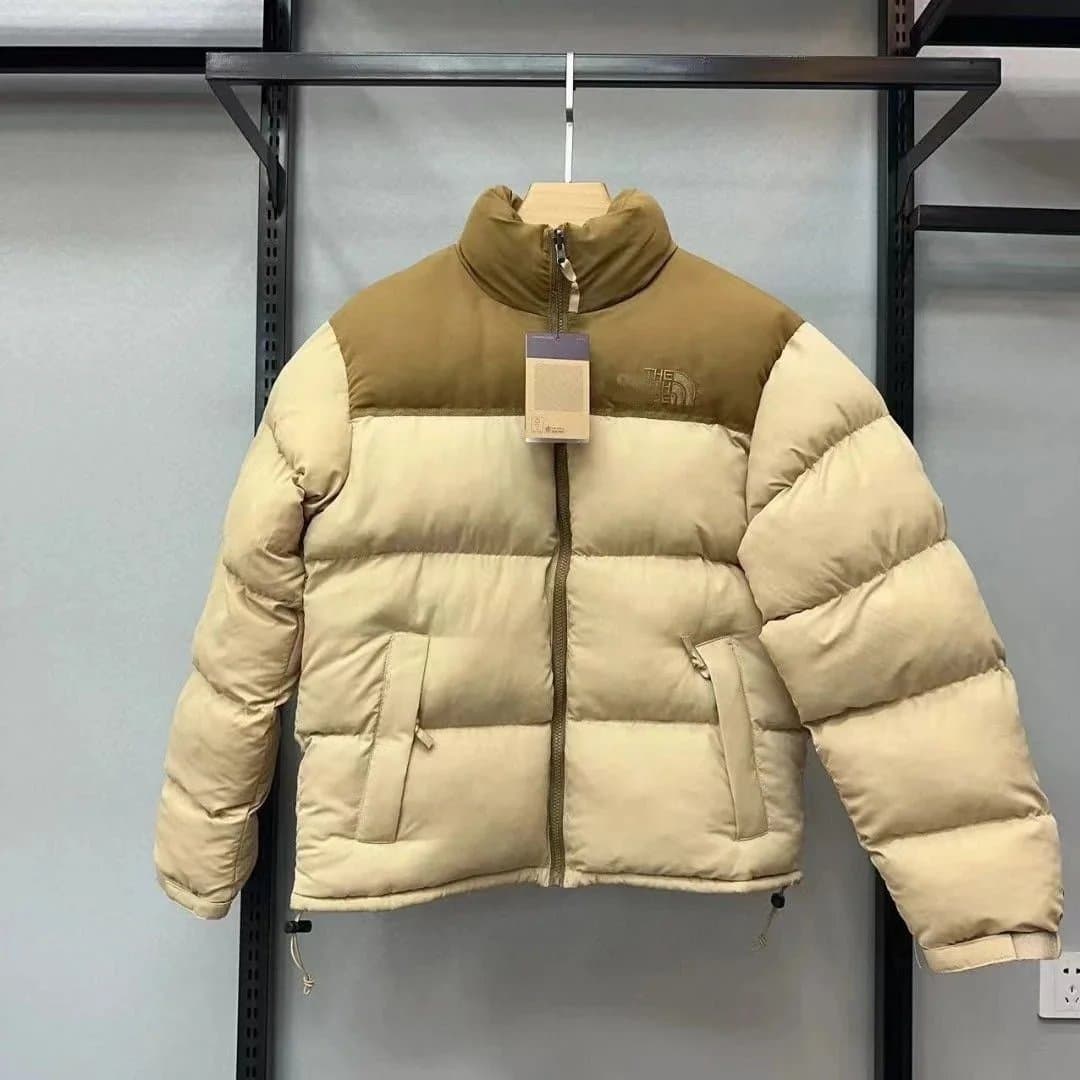 The North Face Nuptse Jacket Two-Tone — 小麦色