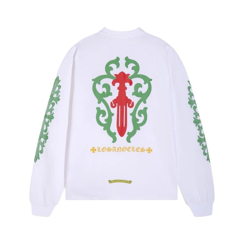 Chrome Hearts Long Sleeve Tee Los Angeles Sword Print