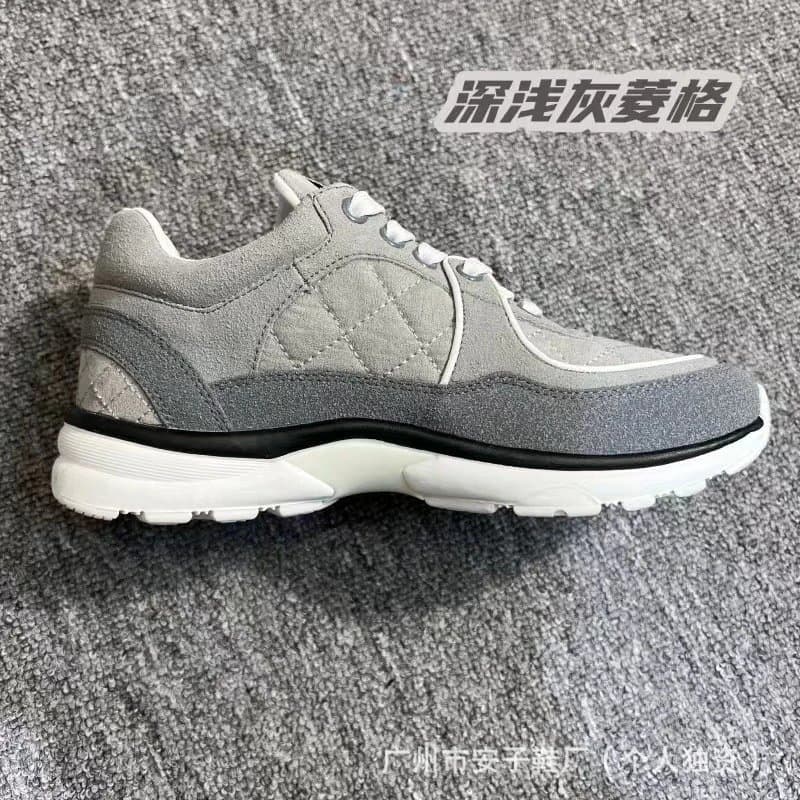 Chanel Sneaker Black Mesh Suede — 8