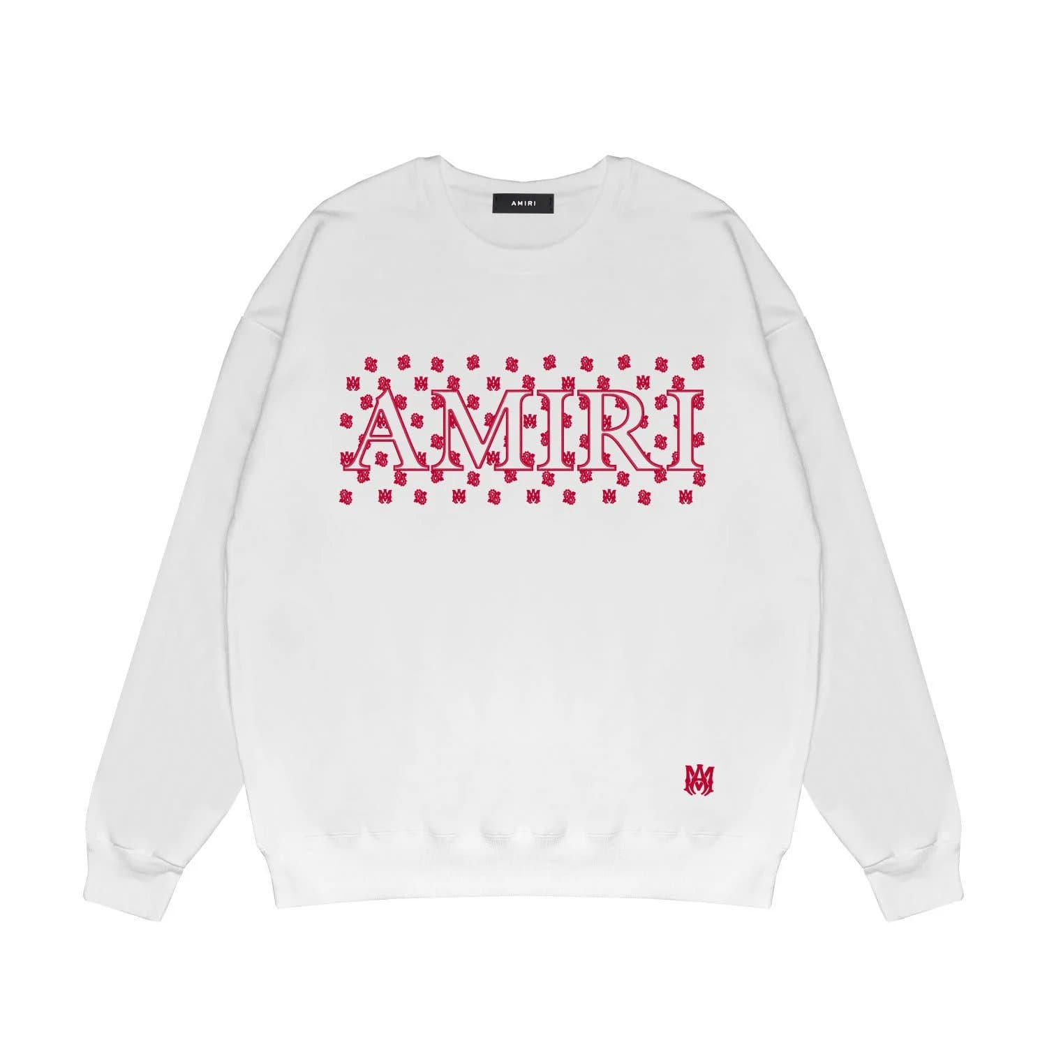 Amiri Crewneck Sweatshirt Dripping Logo — A17