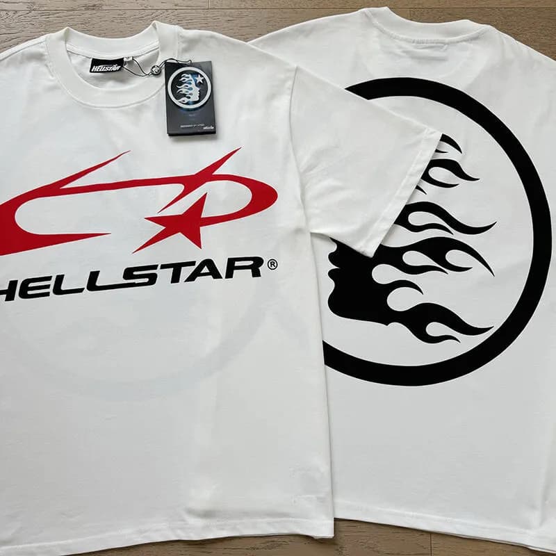 Hellstar Graphic Tee Star Logo — 5626 白色