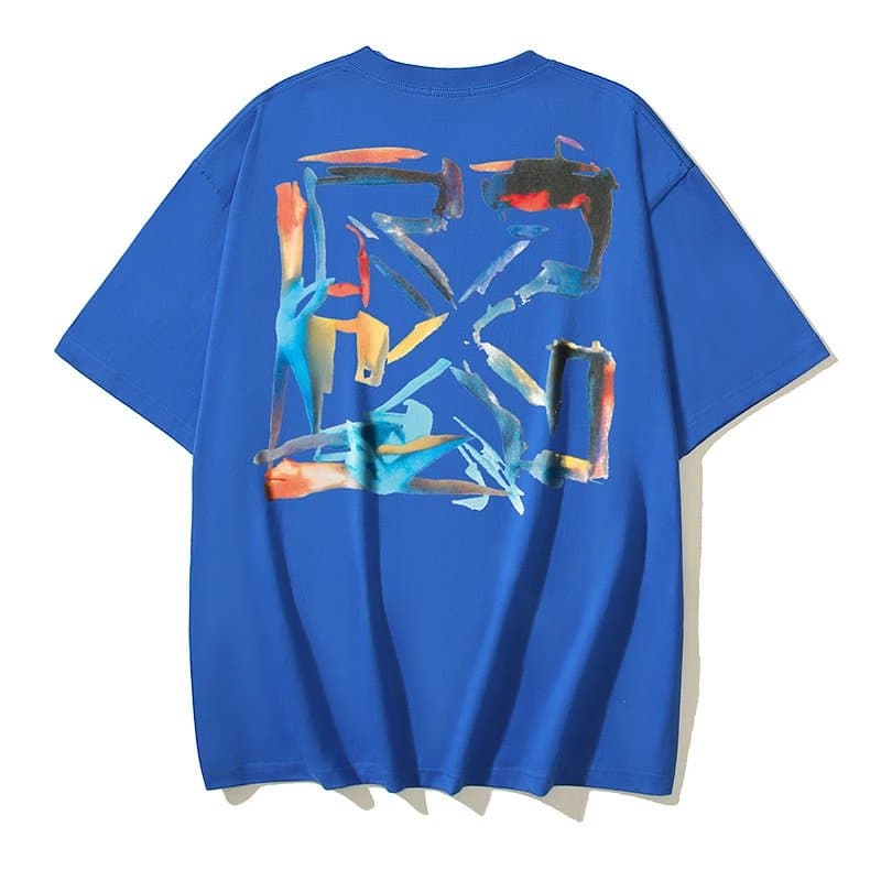 Off-White Graphic Tee Abstract Print