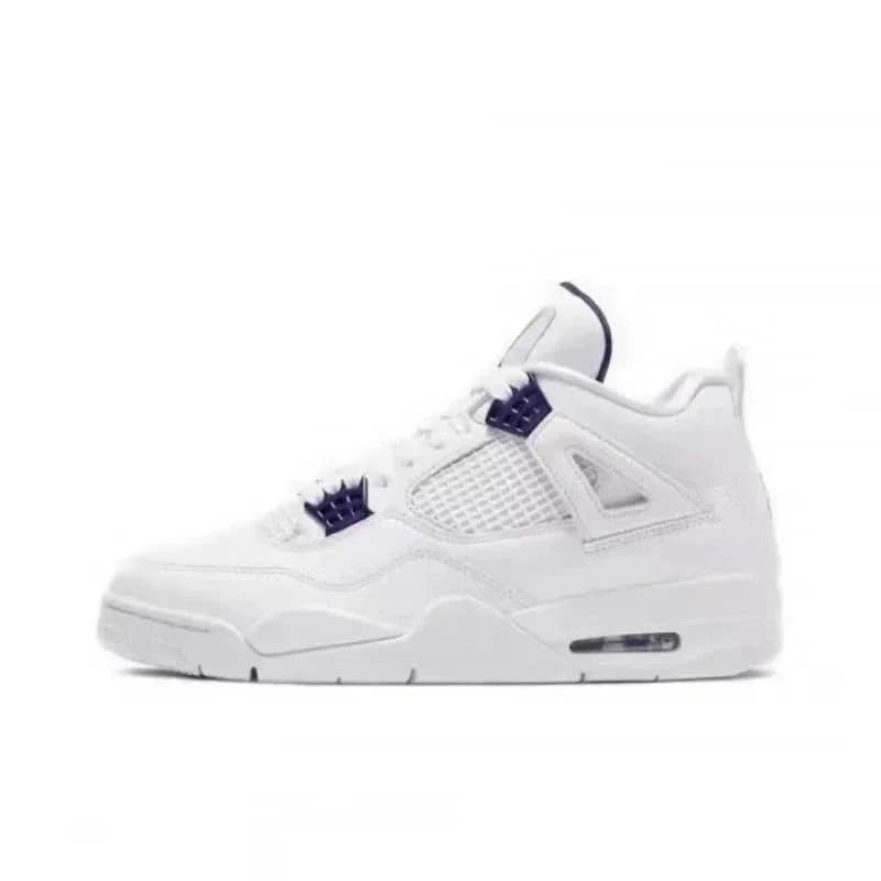 Air Jordan 4 Military Green — 白紫扣