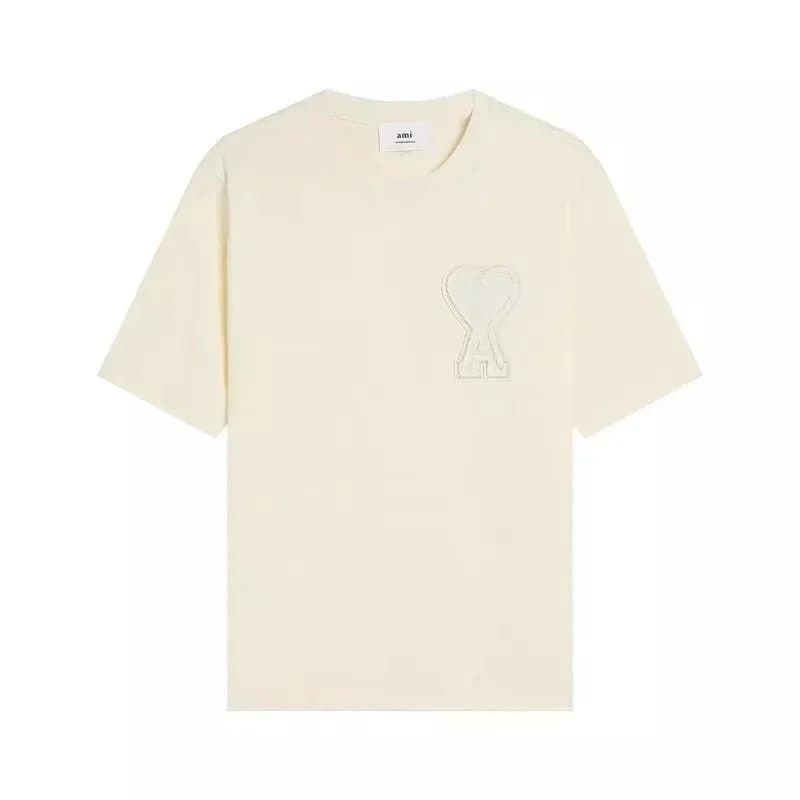 AMI Paris T-Shirt Red Heart Logo — 12*Top quality