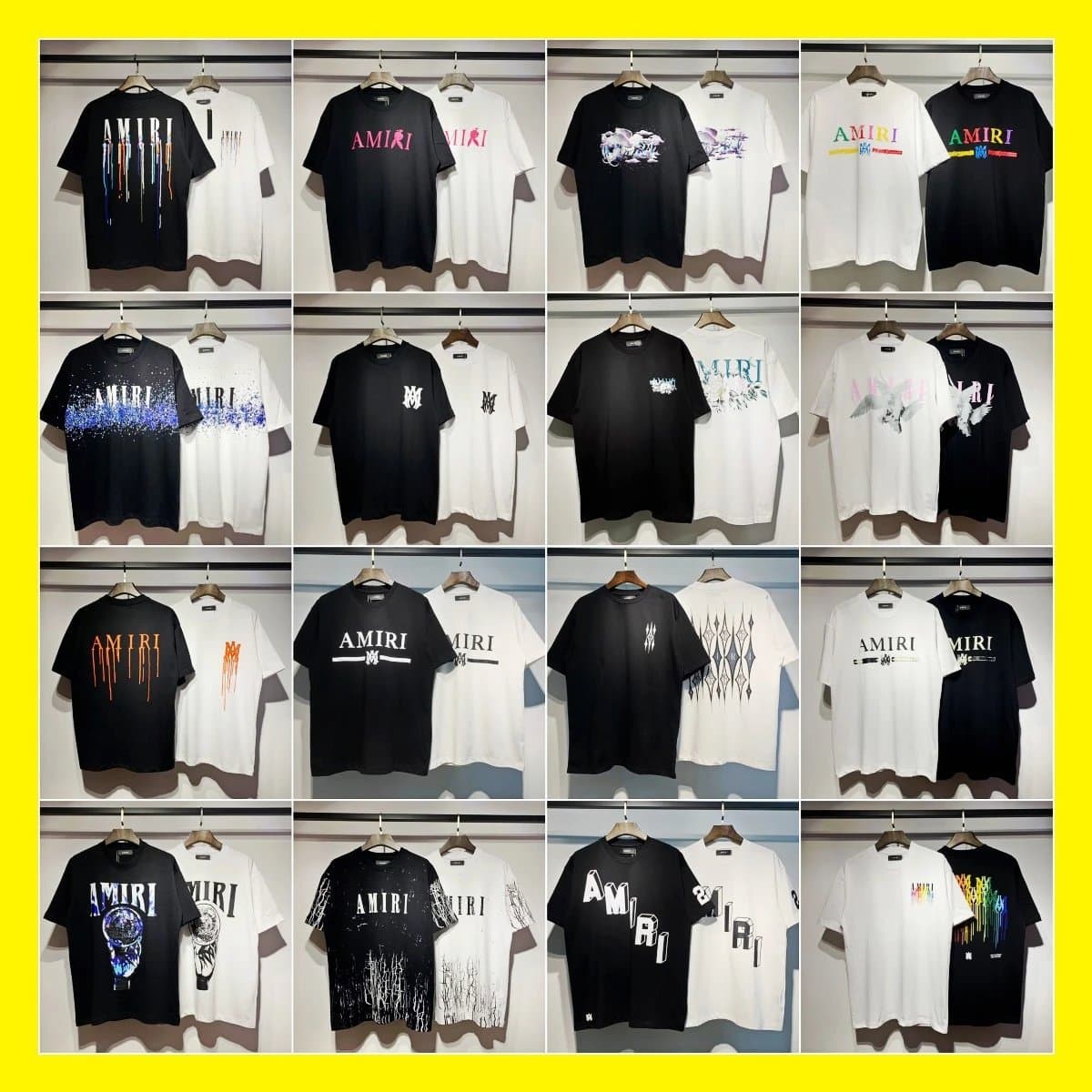 Amiri Graphic Tee Sequin Skull Logo — 676 黑色