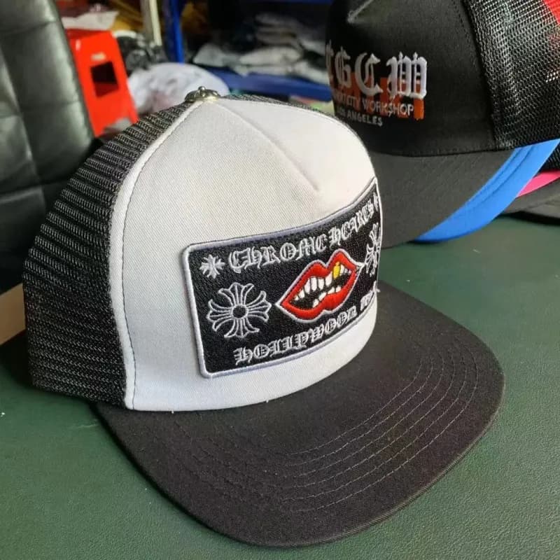 Chrome Hearts Trucker Cap Lips Patch