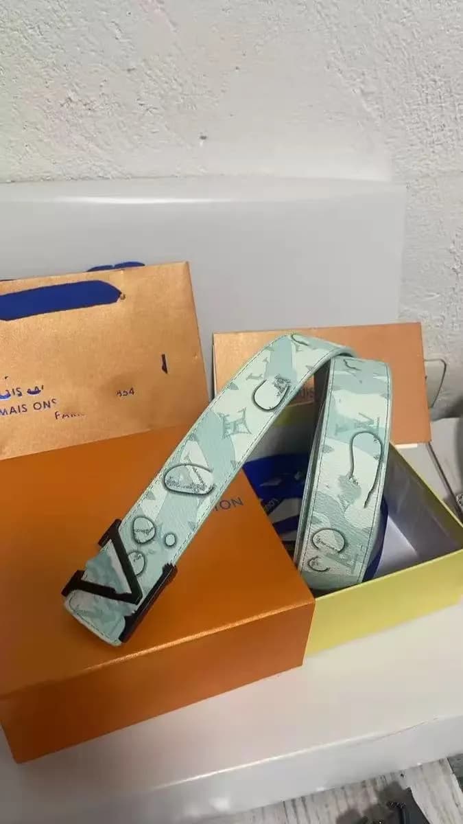Louis Vuitton LV Belt Monogram Eclipse Print