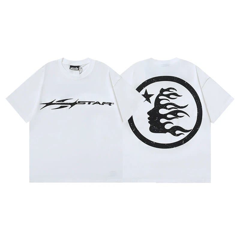 Hellstar Graphic Tee Human Department Skull Print — 602