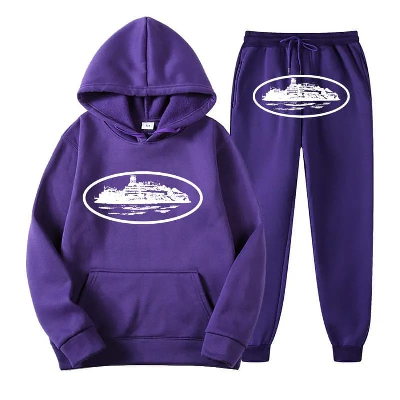 Gallery Dept. Hoodie and Joggers Set Ship Graphic — 29