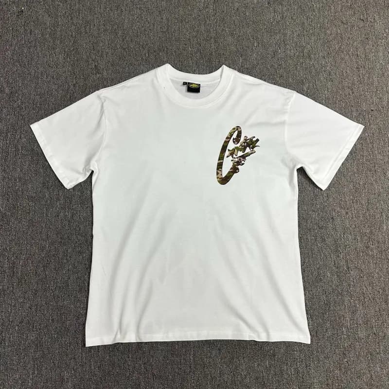 Corteiz T-Shirt CRTZ Script Logo — 3111 ( 白色 )