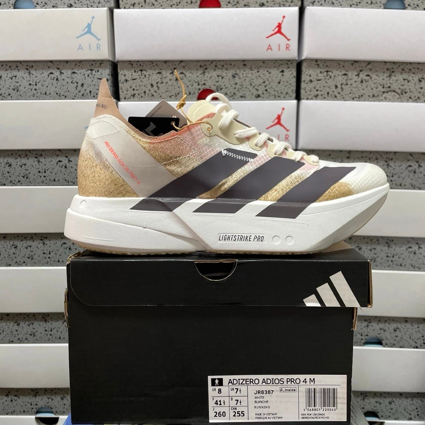 Adidas Adizero Adios Pro 4 White/Beige