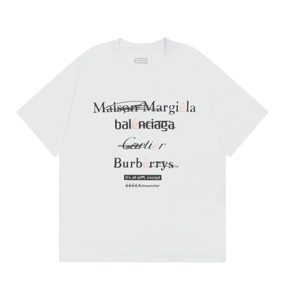 Maison Margiela T-Shirt Spray-Paint Numbers Print — 03
