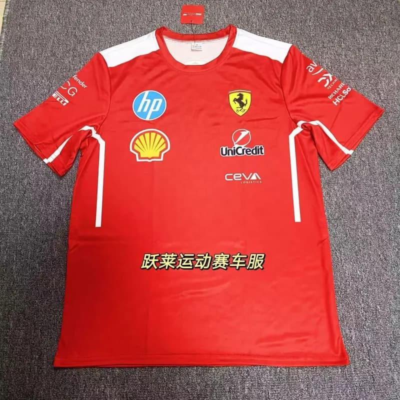 Ferrari Race Team Jersey Sponsor Logo Edition