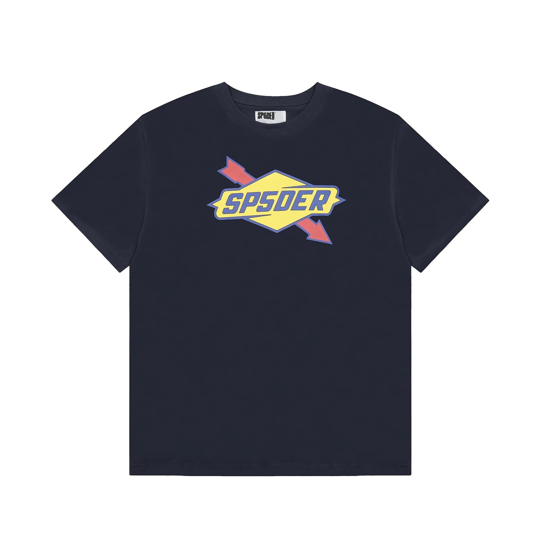Sp5der Spider Web Tee Cobweb Print — S726#宝蓝色