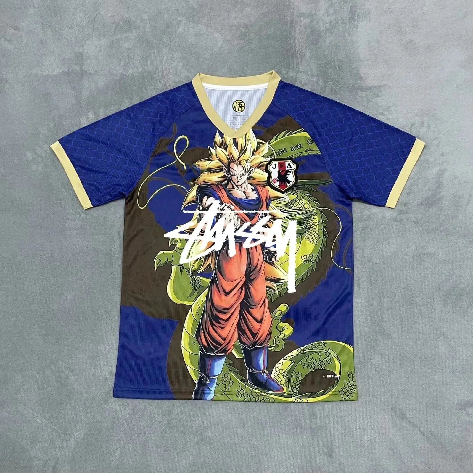 Adidas × Stüssy Jersey Wave Print — 日本动漫悟空签名版